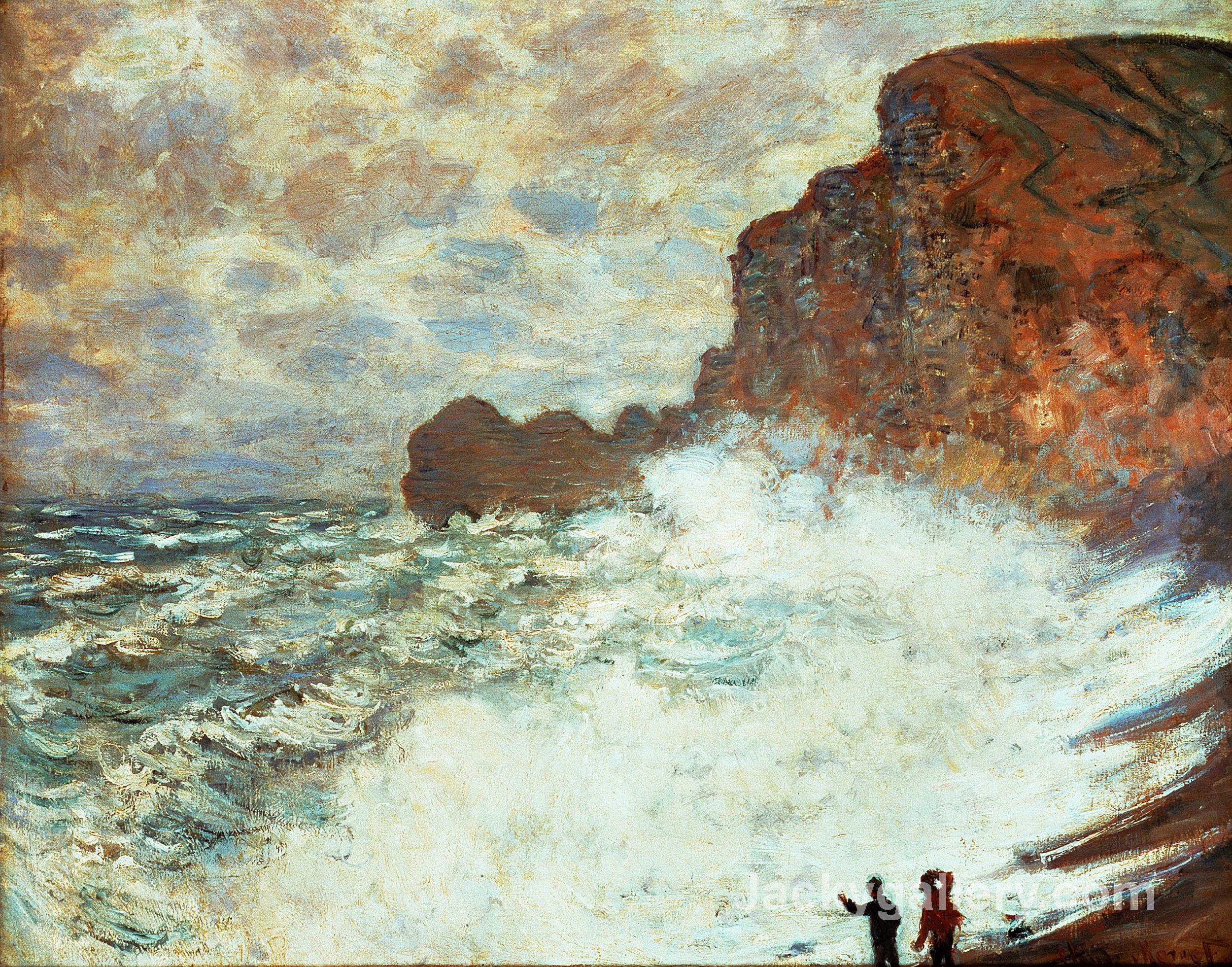 Stormy Seascape by Claude Monet paintings reproduction